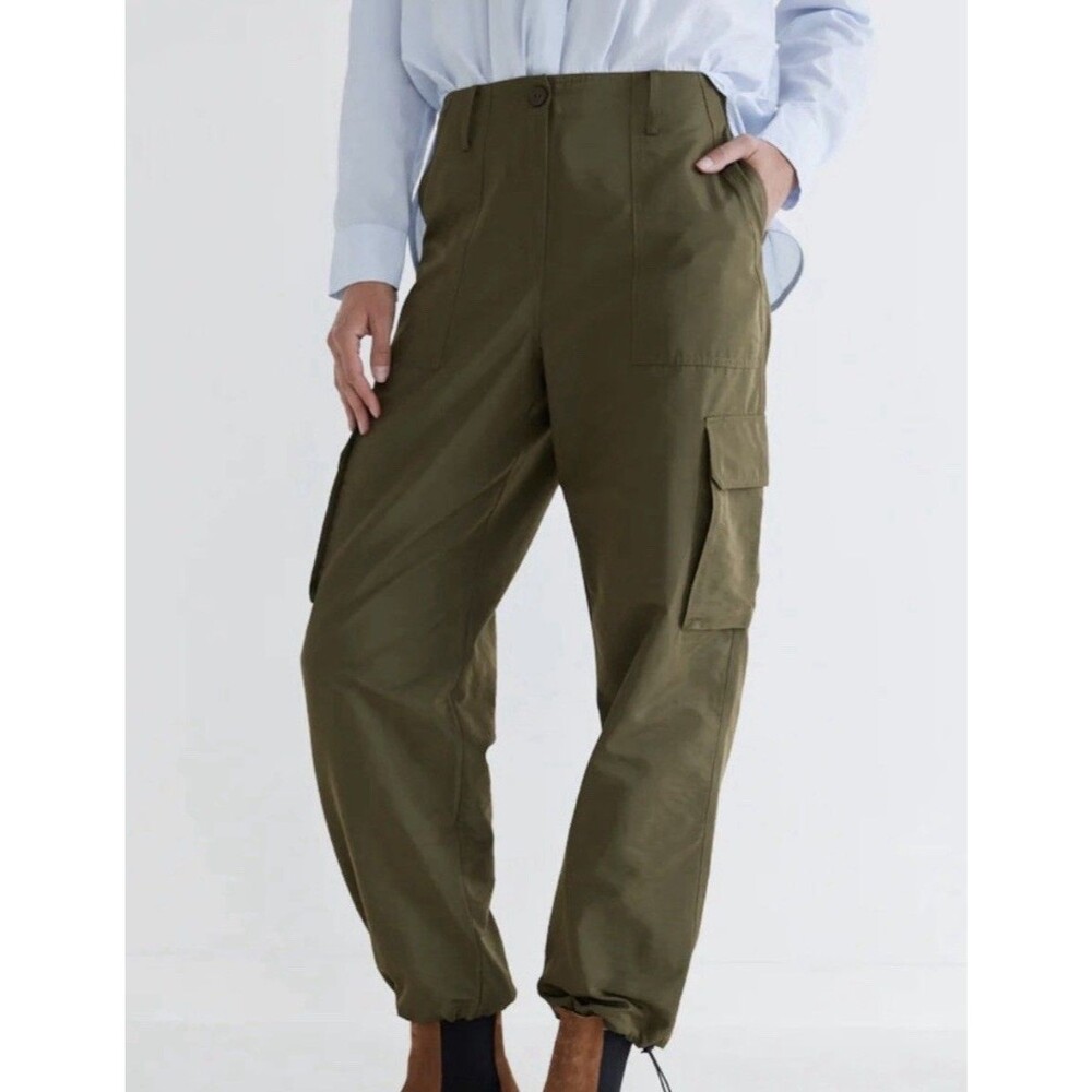 Ruti Olive Green Essential Cargo Pants Trousers Size 1 US 8